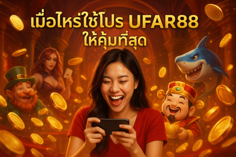 เมื่อไหร่ใช้โปร UFAR88 ให้คุ้มที่สุด