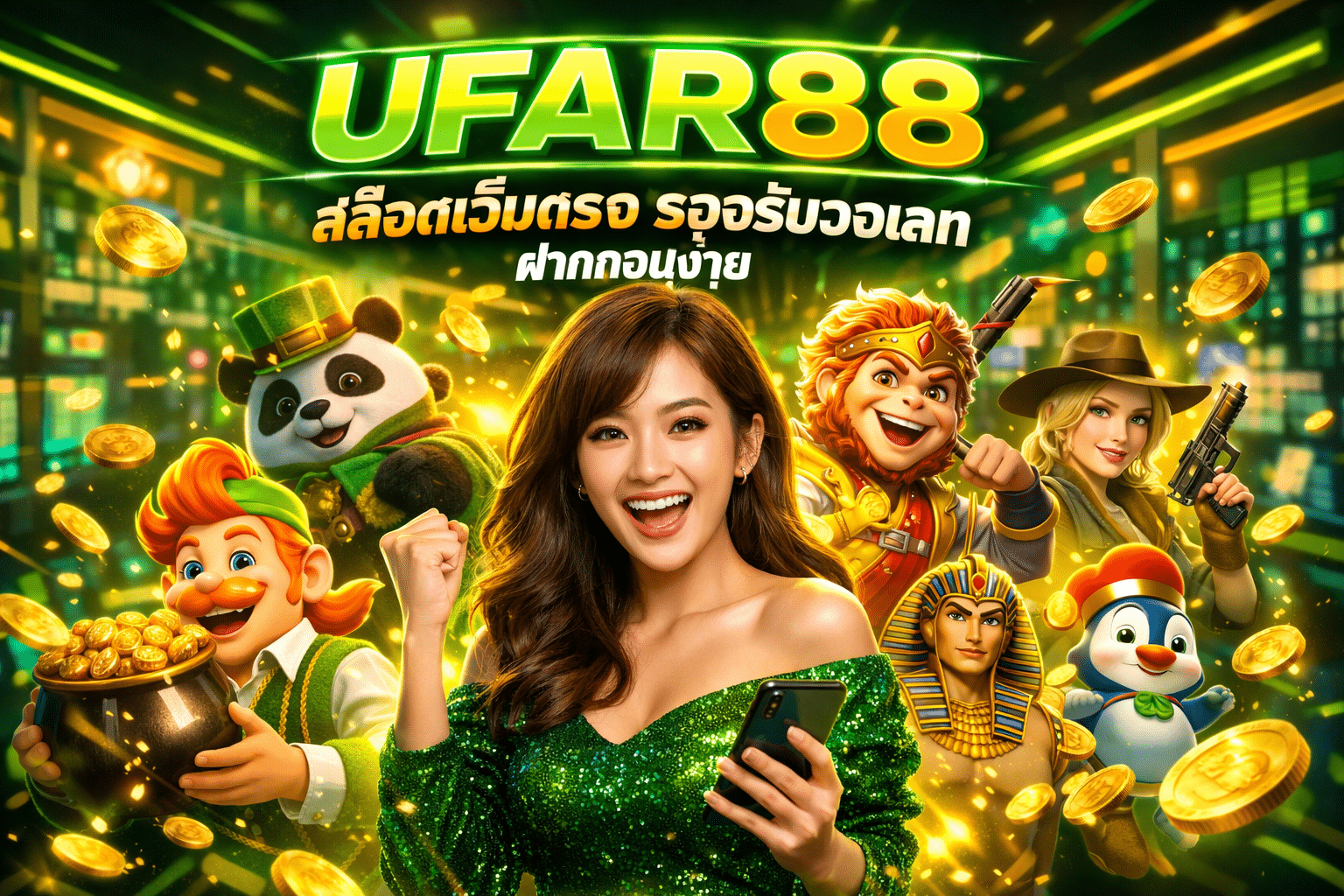 UFAR88 สล็อตเว็บตรง รองรับวอเลท ฝากถอนง่าย